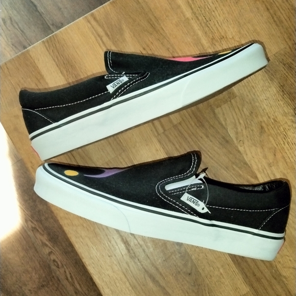 NWOB Vans Custom sz 8 slip on sneakers black - Picture 3 of 9